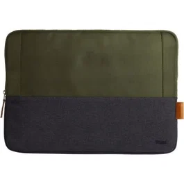 Trust Funda Universal Lisboa 25247 Soft Sleeve Negro/Verde para Tablets y Portátiles hasta 16"